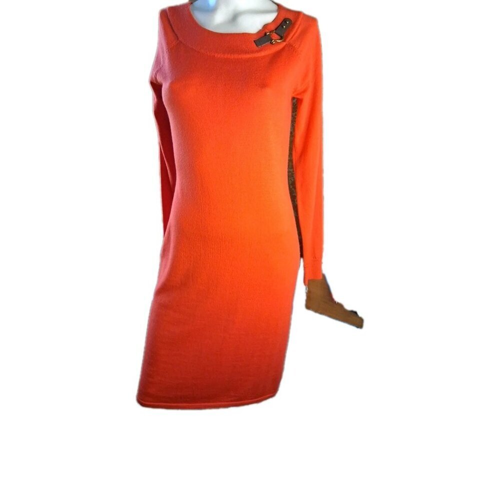 Lauren Ralph Lauren sweater dress womens S 100 % wool midi NWT